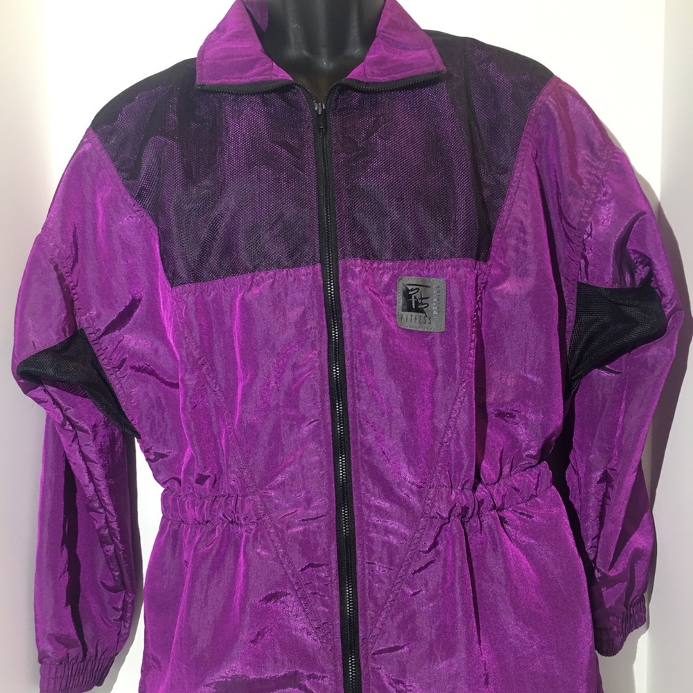Vintage Avia Jacket matallic puple size small